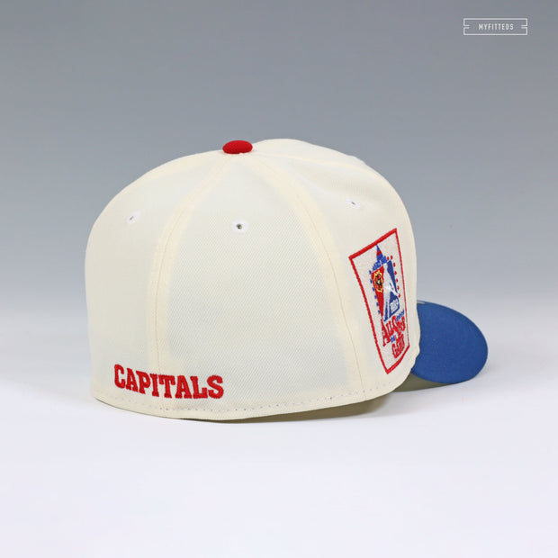 WASHINGTON CAPITALS 1982 34TH NHL ALL STAR GAME OFF WHITE NEW ERA FITTED CAP