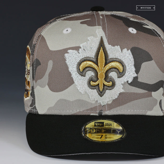 NEW ORLEANS SAINTS 2009 SUPER BOWL XLIV CHAMPIONS CAMO NEW ERA FITTED ...