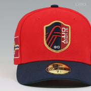 ST LOUIS CITY SOCCER CLUB FOR THE LOVE OF ST. LOUIS NEW ERA FITTED CAP