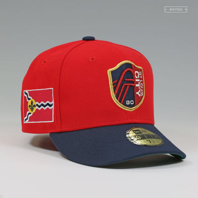 ST LOUIS CITY SOCCER CLUB FOR THE LOVE OF ST. LOUIS NEW ERA FITTED CAP