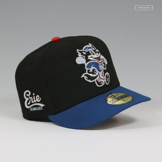 ERIE SEAWOLVES FAUXBACK NEW OLD IDENTITY NES MINI INSPIRED NEW ERA FITTED HAT