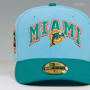 MIAMI DOLPHINS 25TH ANNIVERSARY SILVER SEASON DAY LIGHT PURE AQUA NEW ERA CAP