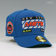 NEW YORK METS NL EAST DIVISION CAUTIONARY TALE VINTAGE LOOK NEW ERA FITTED CAP