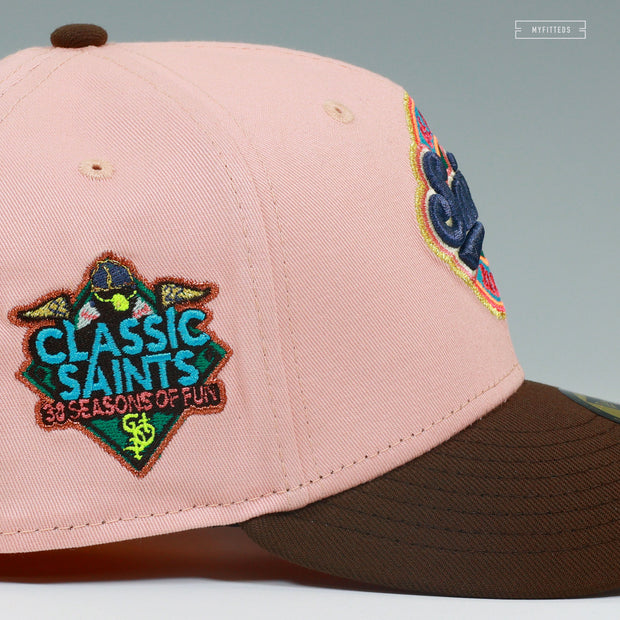 ST. PAUL SAINTS 30 SEASONS OF FUN NEAPOLITAN ICE CREAM WITH SPRINKLES NEW ERA FITTED CAP