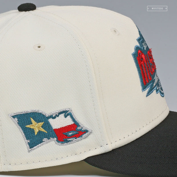 SAN ANTONIO MISSIONS SINCE 1888 BATTLE FLAG OFF WHITE NEW ERA FITTED HAT