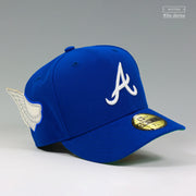 ATLANTA BRAVES CAPTAIN AMERICA INSPIRED ELITE SERIES WINGCAP NEW ERA FITTED CAP