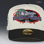 NEW YORK YANKEES 1998 WORLD SERIES CHAMPIONS OFF WHITE NEW ERA FITTED CAP