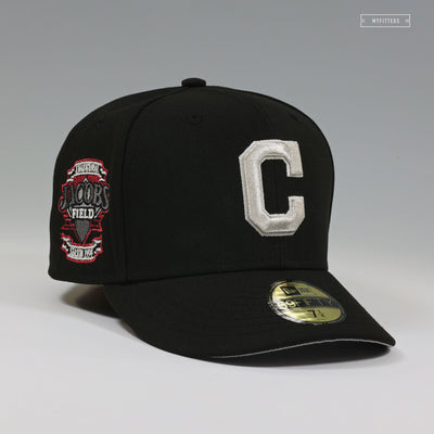 CLEVELAND INDIANS JACOBS FIELD PLAYBOY CARTI BY WYDJOHNNY NEW ERA FITTED CAP