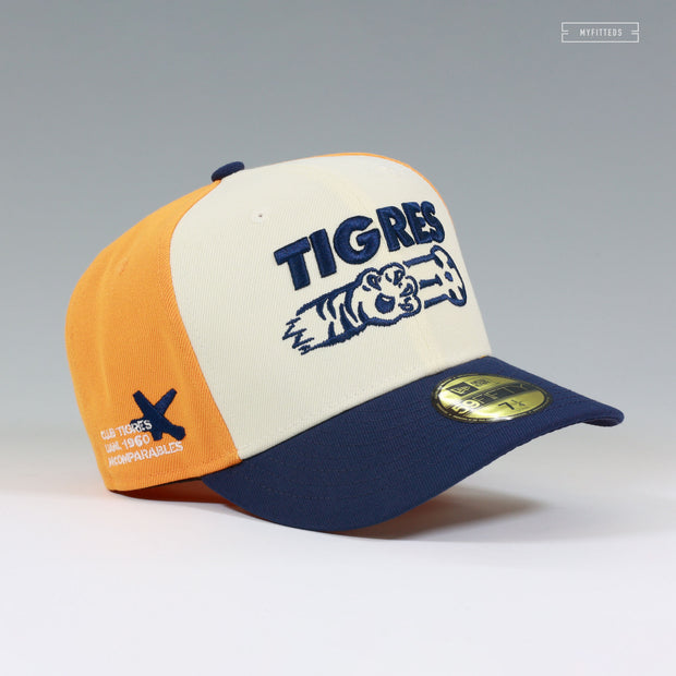 TIGRES DE MONTERREY CLUB TIGRES UANL 1960 INCOMPARABLE RETRO VINTAGE NEW ERA FITTED CAP