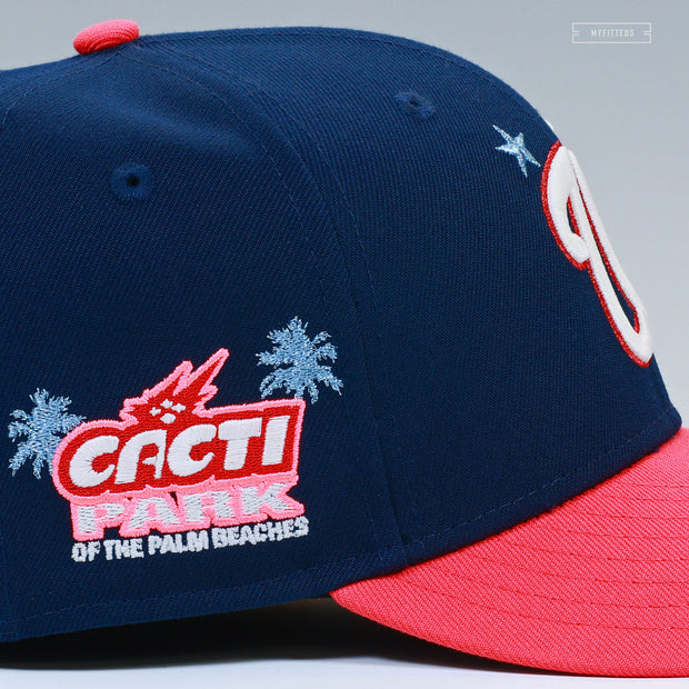 WASHINGTON NATIONALS CACTI PARK OF THE PALM BEACHES GITD NEW ERA FITTED CAP