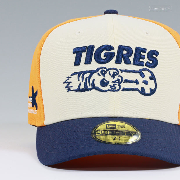 TIGRES DE MONTERREY CLUB TIGRES UANL 1960 INCOMPARABLE RETRO VINTAGE NEW ERA FITTED CAP