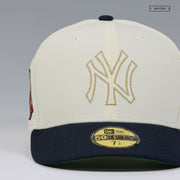 NEW YORK YANKEES DEREK JETER 5X WORLD SERIES CHAMPION OFF WHITE NEW ERA HAT