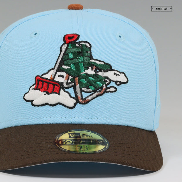 LEHIGH VALLEY IRON PIGS X SPACE SAVERS SH!TTER WAS FULL INSPIRED NEW ERA HAT