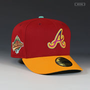 ATLANTA BRAVES 1995 WORLD SERIES ACME CARMEN SAN DIEGO INSPIRED NEW ERA FITTED CAP