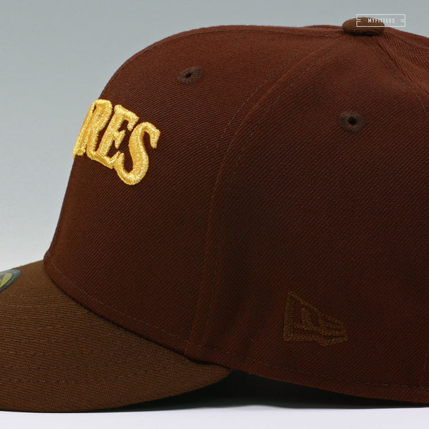 SAN DIEGO PADRES 25TH ANNIVERSARY MILK CHOCOLATE GOLDEN TICKET NEW ERA FITTED CAP