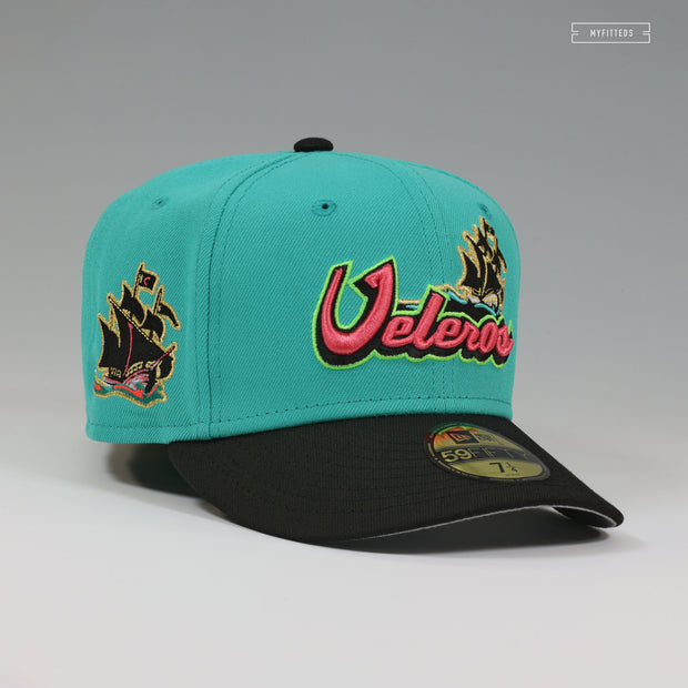 COLUMBUS CLIPPERS X VELEROS DE COLUMBUS SOUTH BEACH PRE HEAT NEW ERA FITTED CAP