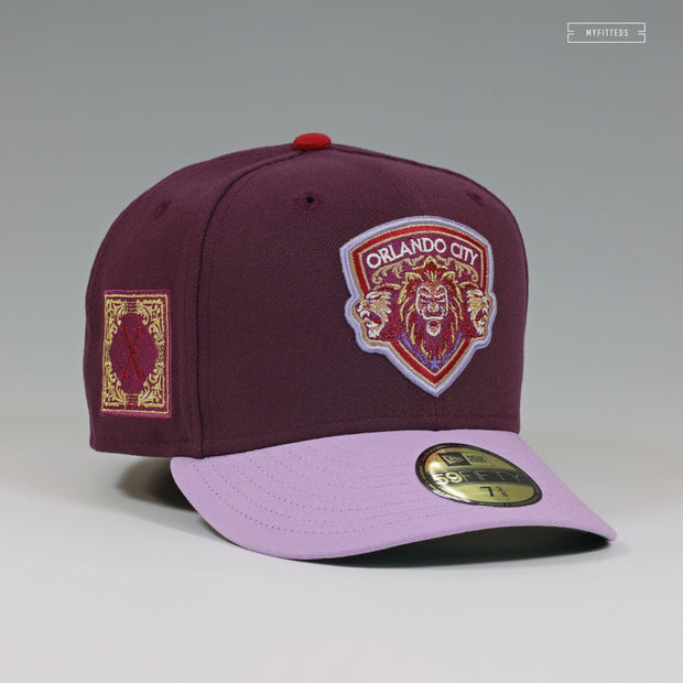 ORLANDO CITY S.C. FOOTBALL CLUB 2024 LEGACY KIT INSPIRED NEW ERA FITTED CAP