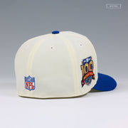 NEW YORK GIANTS 100TH ANNIVERSARY OFF WHITE 90'S VINTAGE NEW ERA FITTED CAP