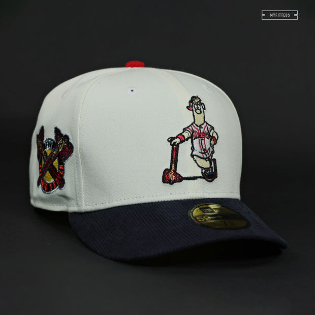 Indians 'CHIEF-WAHOO' Green-White Fitted Hat by New Era 