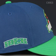 TOLEDO MUDHENS AIR HUARACHE SCREAM GREEN INSPIRED NEW ERA FITTED CAP