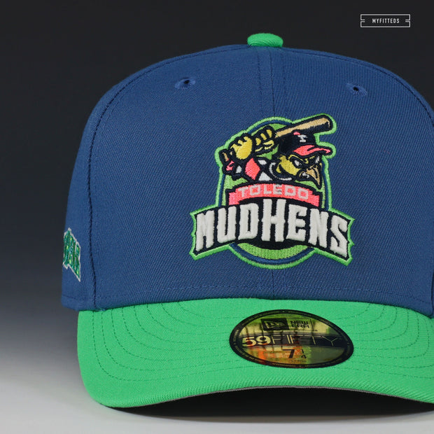 TOLEDO MUDHENS AIR HUARACHE SCREAM GREEN INSPIRED NEW ERA FITTED CAP