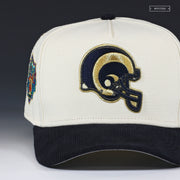 ST. LOUIS RAMS 10TH ANNIVERSARY 1997 NFL DRAFT OFF WHITE NEW ERA 9FIFTY A-FRAME SNAPBACK