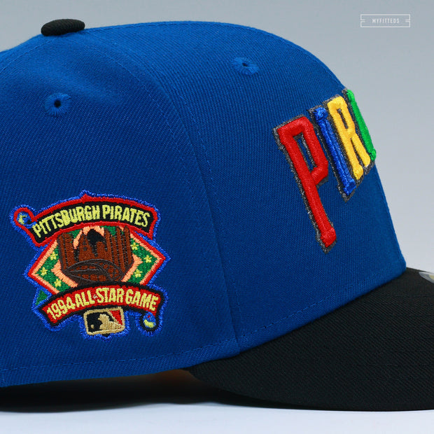 PITTSBURGH PIRATES 1994 ALL-STAR GAME SUPER MARIO WORLD INSPIRED NEW ERA FITTED CAP