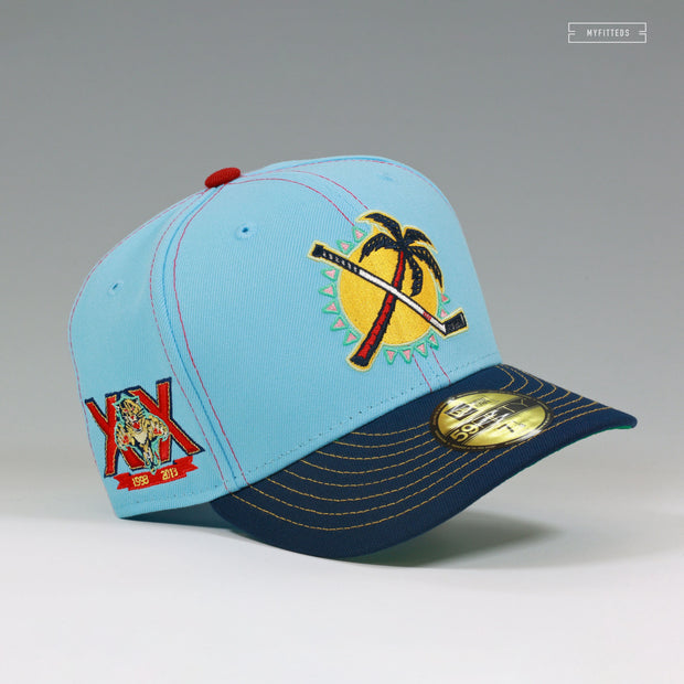 FLORIDA PANTHERS 20TH ANNIVERSARY REVERSE RETRO NEW ERA FITTED CAP