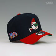 MAJOR LEAGUE THE MOVIE MIDNIGHT NAVY SCARLET NEW ERA 9FIFTY A-FRAME SNAPBACK