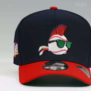 MAJOR LEAGUE THE MOVIE MIDNIGHT NAVY SCARLET NEW ERA 9FIFTY A-FRAME SNAPBACK