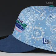 SEATTLE SOUNDERS RETRO PROFESSIONAL SOCCER ORCA PAISLEY NEW ERA FITTED CAP