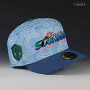 SEATTLE SOUNDERS RETRO PROFESSIONAL SOCCER ORCA PAISLEY NEW ERA FITTED CAP