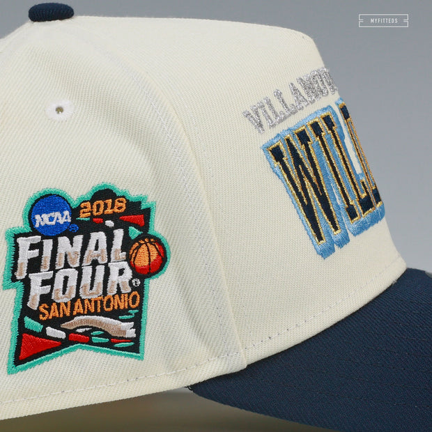 VILLANOVA WILDCATS 2018 NCAA FINAL FOUR 9FIFTY A-FRAME NEW ERA SNAPBACK HAT