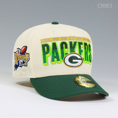 GREEN BAY PACKERS NFL KICKOFF '97 OFF WHITE NEW ERA FITTED CAP