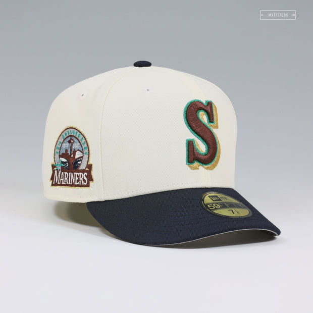 SEATTLE MARINERS 30TH ANNIVERSARY SEATTLE STARBUCKS INSPIRED NEW ERA FITTED CAP