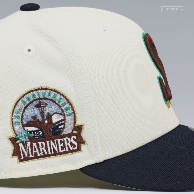 SEATTLE MARINERS 30TH ANNIVERSARY SEATTLE STARBUCKS INSPIRED NEW ERA FITTED CAP