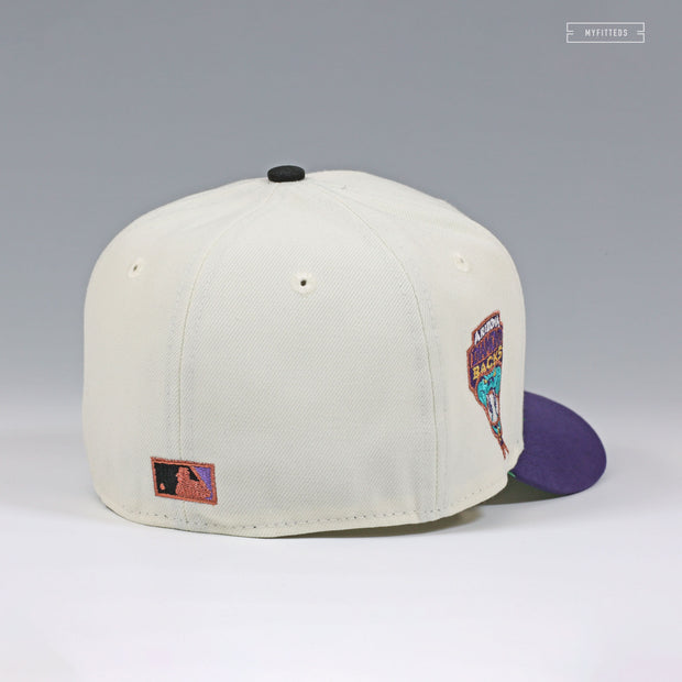 ARIZONA DIAMONDBACKS STYLIZED A DBACKS JERSEY SLEEVE SIDE PATCH OFF WHITE NEW ERA HAT