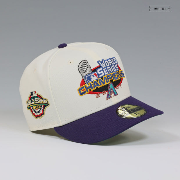 ARIZONA DIAMONDBACKS 2001 WORLD SERIES CHAMPIONS HOT MARKET NEW ERA FITTED CAP