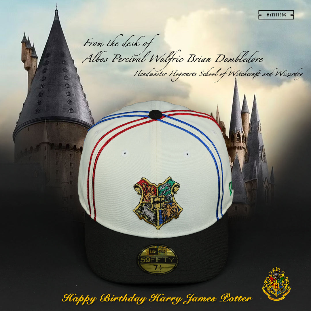 HARRY POTTER HOGWARTS SCHOOL OF WITCHCRAFT AND WIZARDRY NEW ERA FITT MYFITTEDS