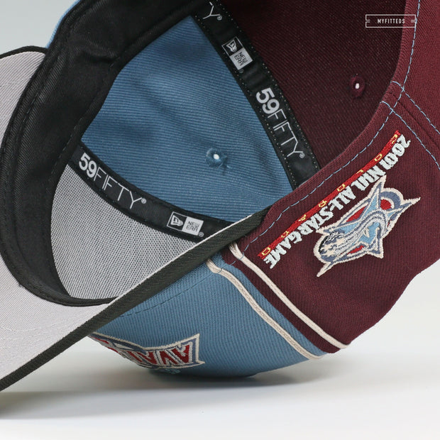 COLORADO AVALANCHE 2001 NHL ALL-STAR GAME COLORADO DIAGONAL BLOCK NEW ERA HAT