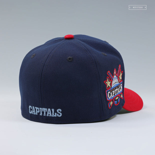 WASHINGTON CAPITALS SCREAMING EAGLE TRACE OVECHKIN NHL GOALS LEADER NEW ERA CAP