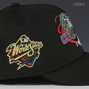 NEW YORK YANKEES 1998 WORLD SERIES CHAMPIONS JET BLACK NEW ERA FITTED CAP