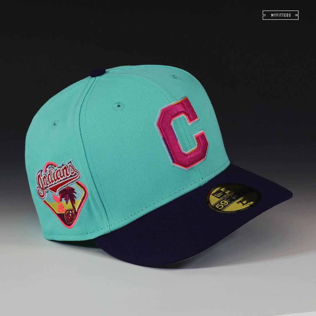 Cleveland indians fitted cap best sale