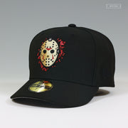 FRIDAY THE 13TH™ JASON VOORHEES BLOODY MASK JET BLACK NEW ERA FITTED CAP