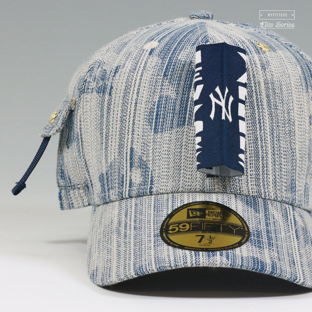 NEW YORK YANKEES ELITE SERIES DENIM TEARS X CPFM X LEVIS INSPIRED NEW ERA FITTED CAP