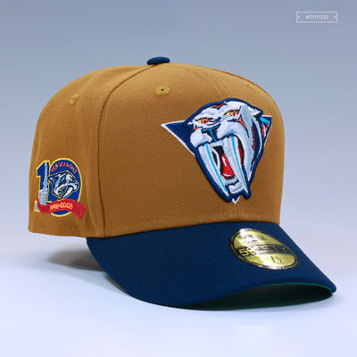 NASHVILLE PREDATORS 10TH ANNIVERSARY 2001-2007 REVERSE RETRO NEW ERA FITTED CAP