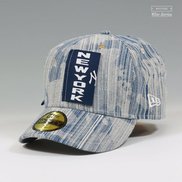 NEW YORK YANKEES ELITE SERIES DENIM TEARS X CPFM X LEVIS INSPIRED NEW ERA FITTED CAP