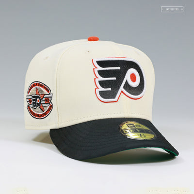 PHILADELPHIA FLYERS 1992 NHL ALL-STAR GAME OFF WHITE JACQUARD CAMO NEW ERA HAT