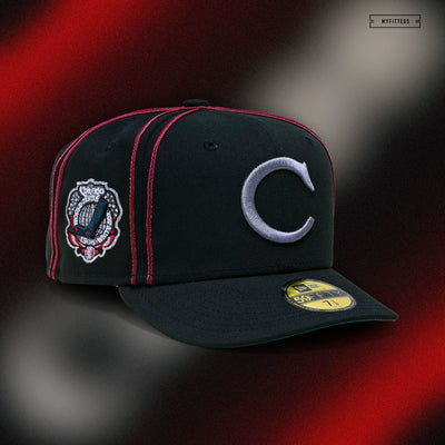 New Era 59Fifty Chicago Blackhawks Fitted Hat Black Scarlet Red