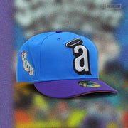 (In-Stock) Mexico New Era World Baseball Classic Wbc 59FIFTY 5950 Fitted Cap Hat Black Crown Khaki Visor Peach/Metallic Brown Logo Dark Orange UV 7